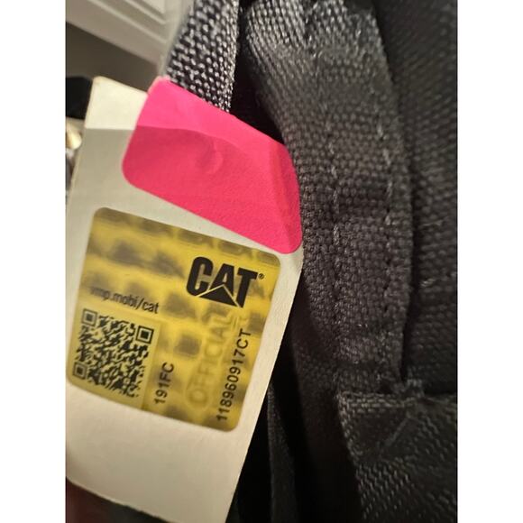 CAT Trademark Work Pants Black Cotton Blend Durable Utility Pockets W34 L30 - Picture 4 of 9